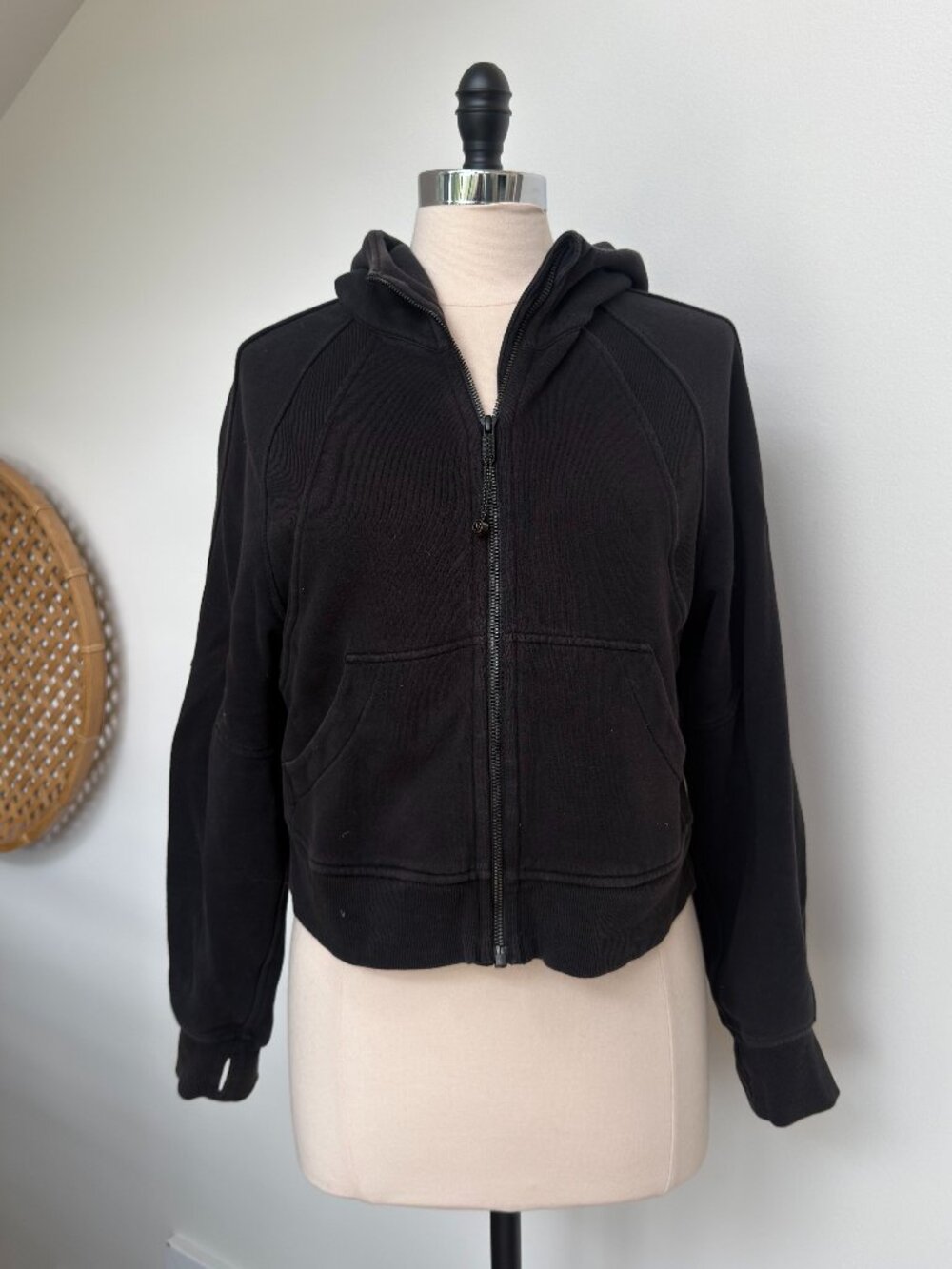 lululemon Scuba Oversized Full-Zip Hoodie in Black